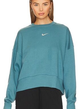 Nike Sportswear Teal Crewneck Sweatshirt + Sweatpants Set